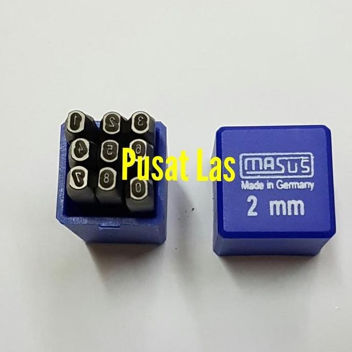 

ready !!! Angka Ketok 2mm / Nomor Number Stamp Punch Figure 2 mm MASUS Germany