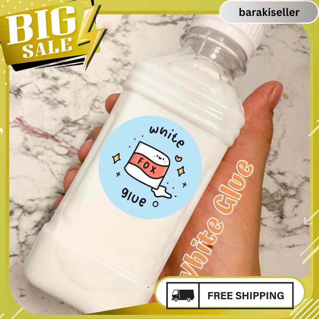 

White Glue 250 Ml By Slime Bintaro || Lem Untuk Membuat Slime Flash Sale