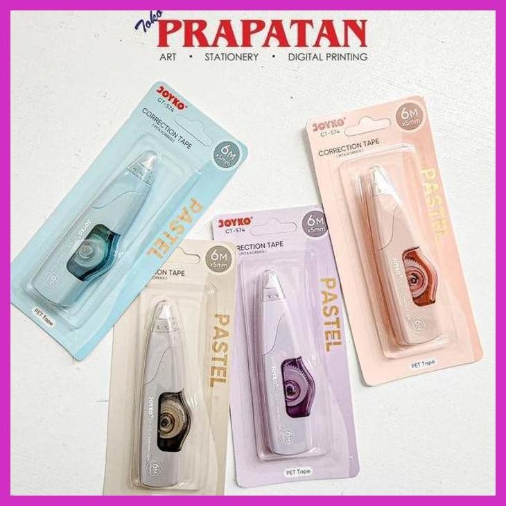 

( SEKOLAH / LUKIS ) DISCOUNT JOYKO PASTEL CORRECTION TAPE CT-574 (SENI / MENGGAMBAR / ART / KERAJINAN ) PRIVASI AMAN