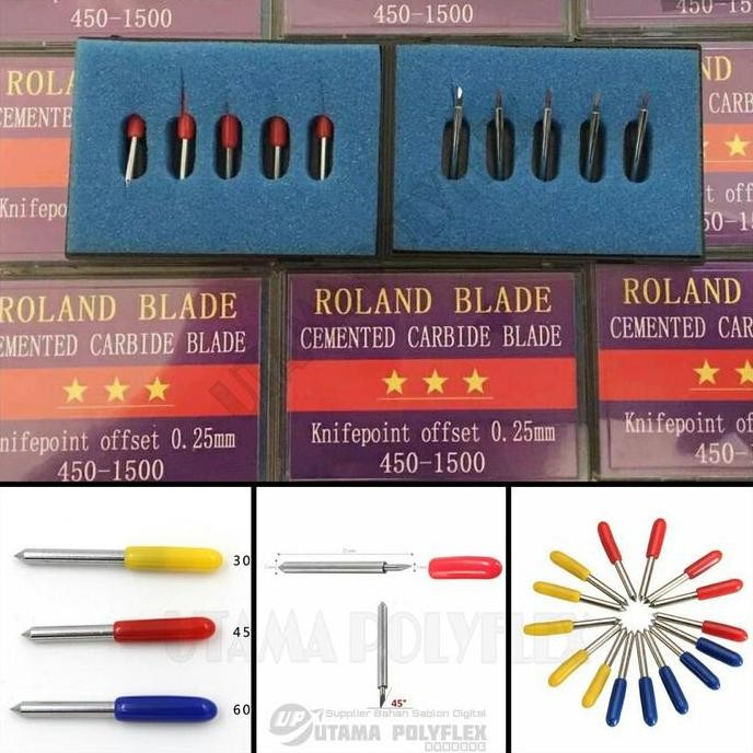 

ready !!! Roland Blade / Mata Pisau Jarum Mesin Cutting Sticker Polyflex Jinka