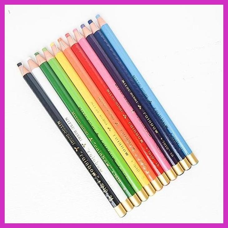 

( SEKOLAH / LUKIS ) SALE PENSIL KACA MITSUBISHI RAINBOW 7610 | DERMATOGRAPH PENCIL (SENI / MENGGAMBAR / ART / KERAJINAN ) SIAP KIRIM