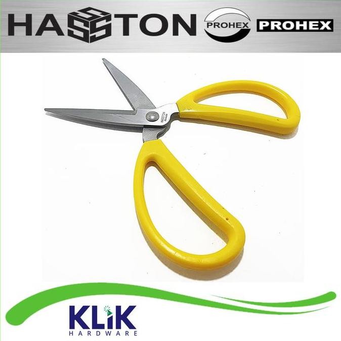 

ready !!! Hasston Prohex Gunting Kain Kulit Kertas Kodok Serbaguna 8 Inch Kuning