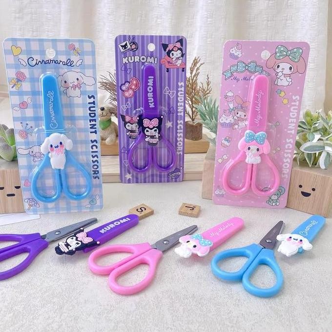 

ready !!! Gunting Lucu Motif Sanrio / Cute Scissors(Cinnamoroll, Kuromi, Melody)