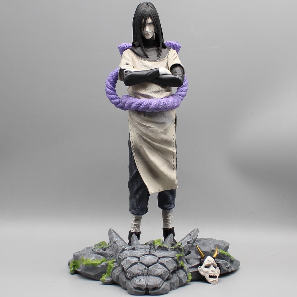 [ Foto Asli ] Statue Naruto Figure Orochimaru Stand Up Recast
