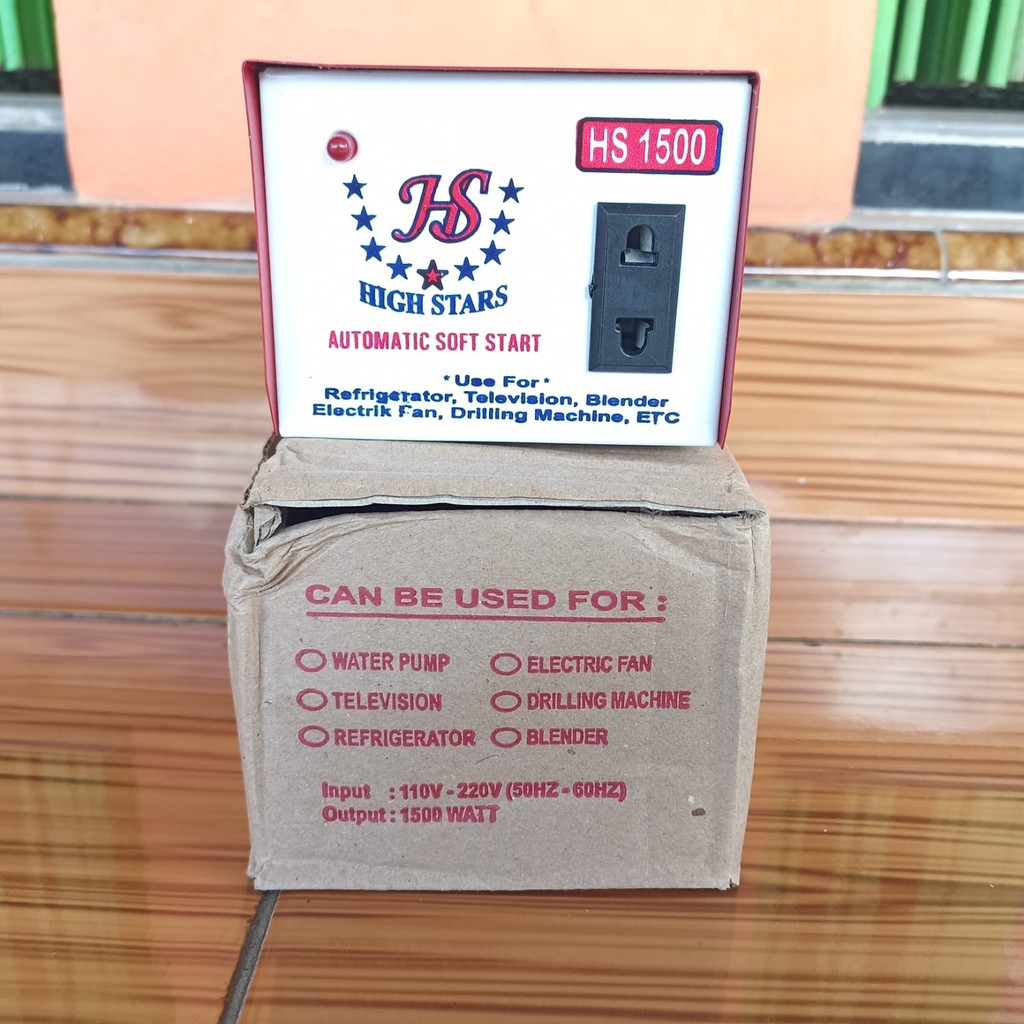 INVERATOR LISTRIK - SUPER STARTING - HS-1500 / HIGH STAR INVERATOR 1500 WATT / PENGHEMAT LISTRIK
