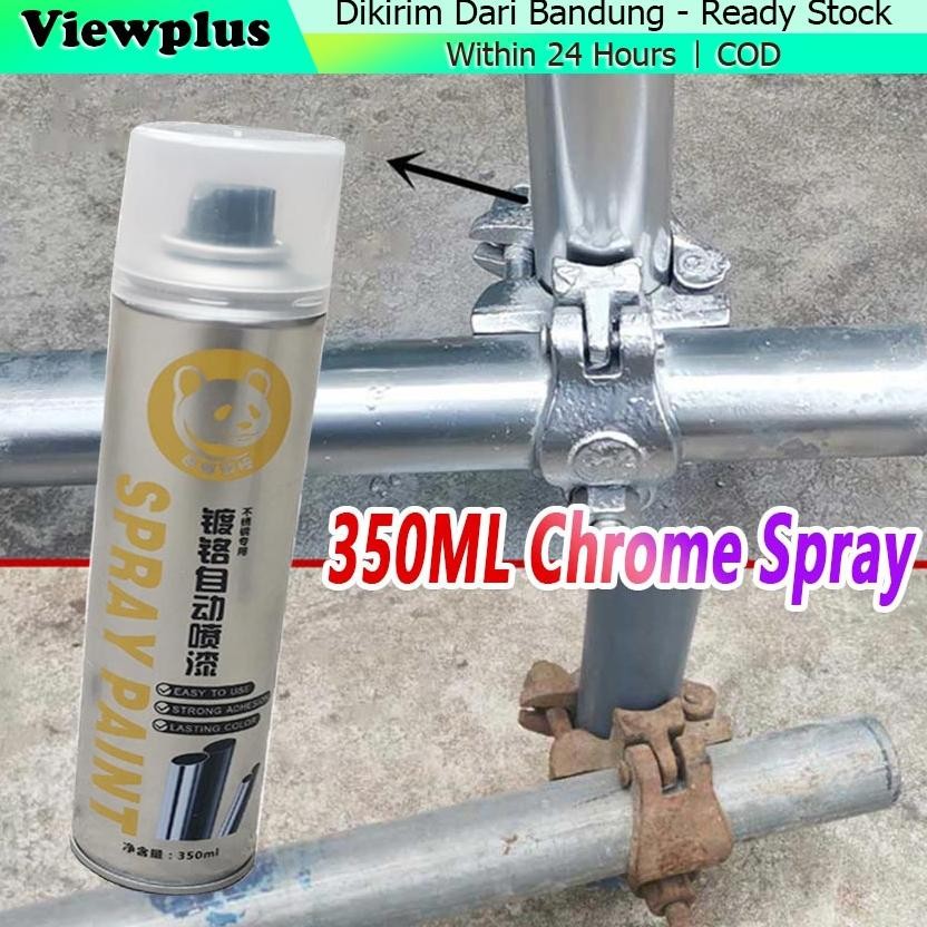 350 ML cat semprot Chrome Sapporo SPRAY Chrome / Crome / krom - - Spray Chrome Paint Anti Karat Warn