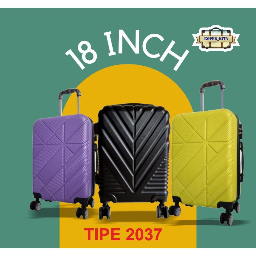 KOPER  18 INCH KOPER MURAH KOPER KABIN KOPER BAGASI KOPER TRAVELLING - 2037