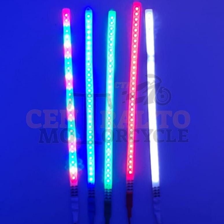 LAMPU ALIS RGB RUNNING FLEXYBLE LED KOLONG PANJANG 30CM UNIVERSAL
