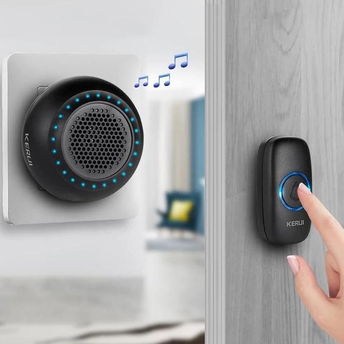 Bel Rumah Kerui M523 Bel Pintu Rumah Wireless Hanya Receiver