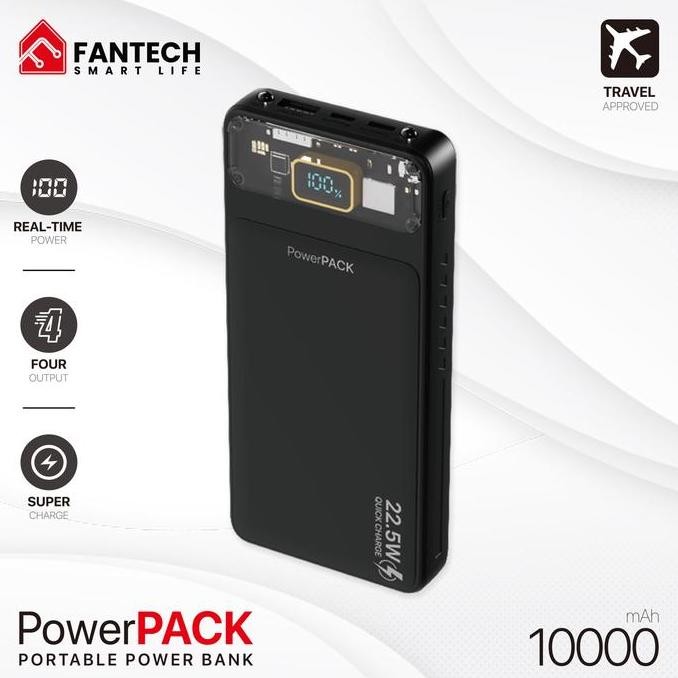Fantech Powerbank Mythia 22.5W 10000 Mah Mini With Fast Charging - T1 - T1 Putih