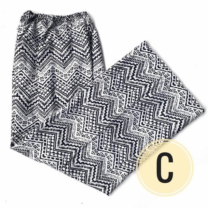 Celana Panjang Pria Wanita Dewasa Kulot Kain Rayon