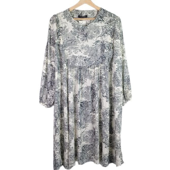 Tunik Jumbo Ld 130 Cm Rayon Branded Big Size Super Jumbo Xxxxxl 5Xl 4535# 4620A# Atasan Muslim Wanit