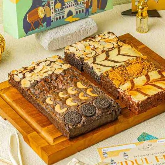 

Brownies Fudgy Dark Chocolate Chan Patisserie Size 20X10Cm