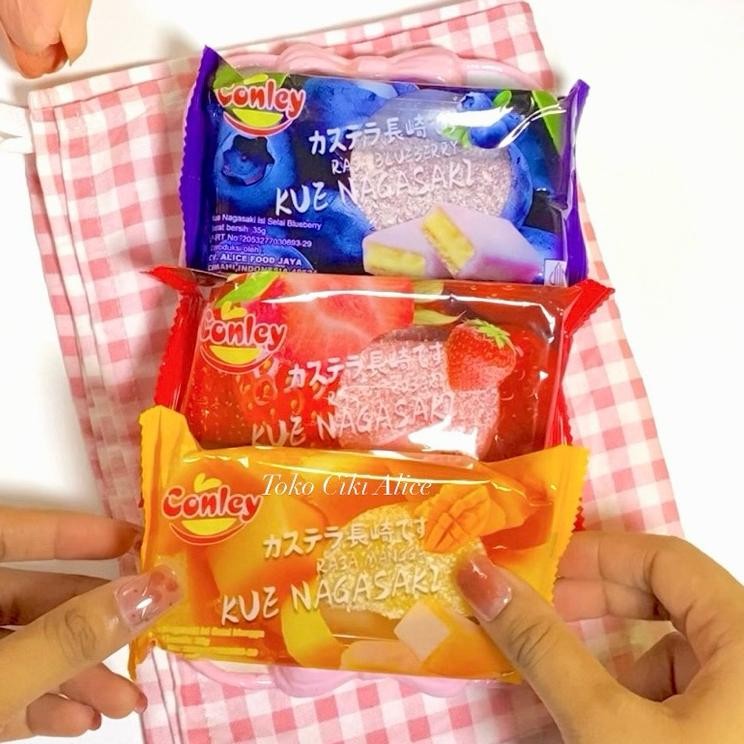 

Viral Kue Nagasaki Conley 10Pcs 35Gr Ice Skin Cake Mochi Snow Cake All Varian Mangga Blueberry Strawberry Cokelat