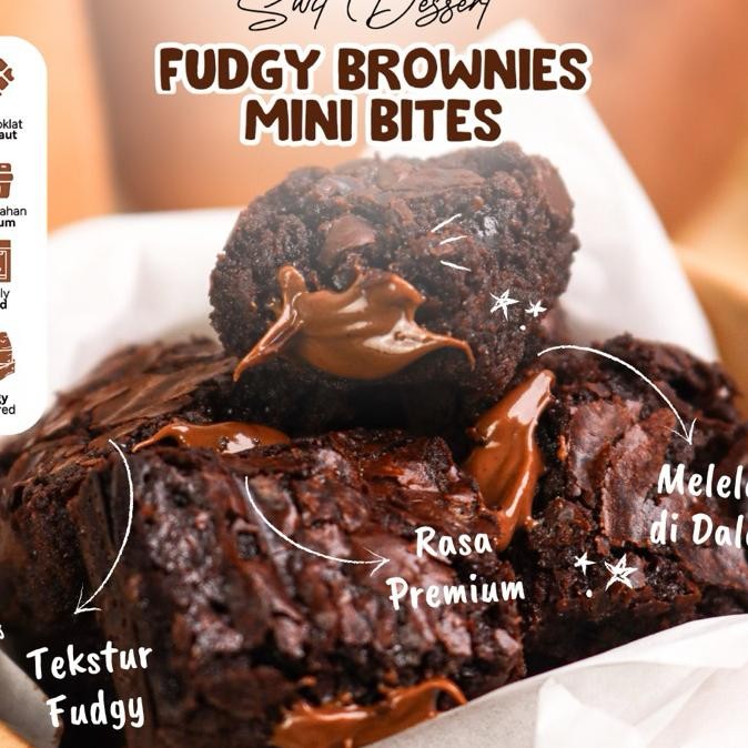 

Fudgy Brownies Mini Bites Hampers Gift Hadiah Kekinian By Swit Dessert