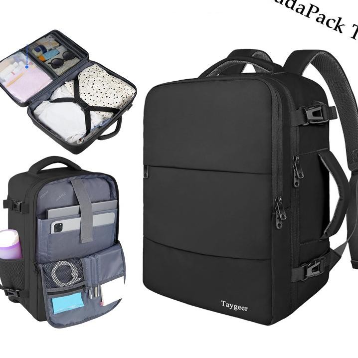 Tas Ransel Traveling Wanita Bapa Pakaian Laptop Tahan Air Untuk Mudik Tas Punggung Besar