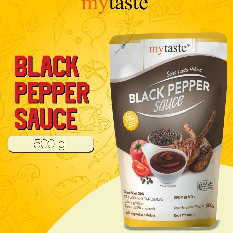 

Mytaste Bla Papper Sauce Saus Lada Hitam Gr