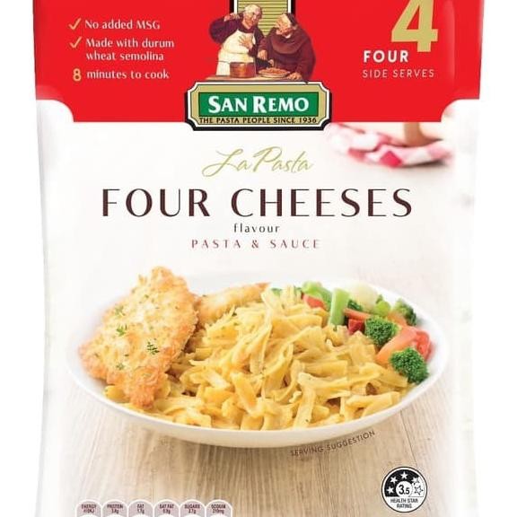 

San Remo La Pasta Four Cheeses Flavor Pasta Sauce 120Gr