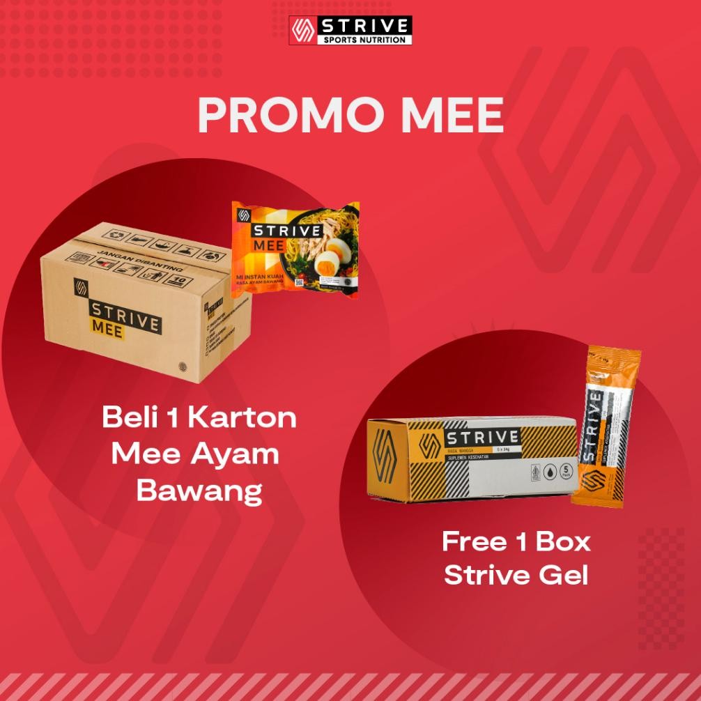 

TERMURAH STRIVE Mee - Ayam Bawang - 1 karton x 20pcs (75 g) - Free 1 box Gel Siap kirim