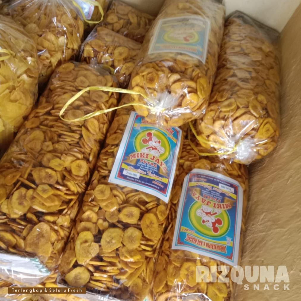 

Kripik Pisang Koin Manis Gurih 1 Bal Isi 1.9 Kg Termurah