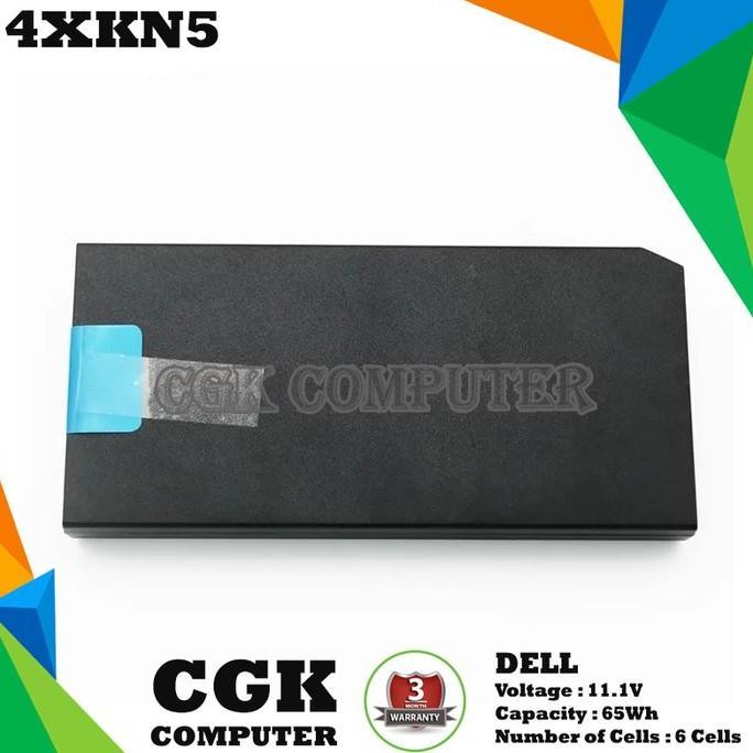 Baterai Laptop Dell Latitude 14 Rugged Extreme 7414 5414 65Wh New Stok