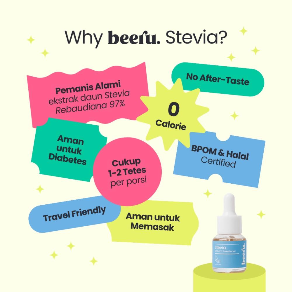 

{Salt} Beeru Stevia Pemanis Alami Paket Dobel - 0 Kalori Ku-143