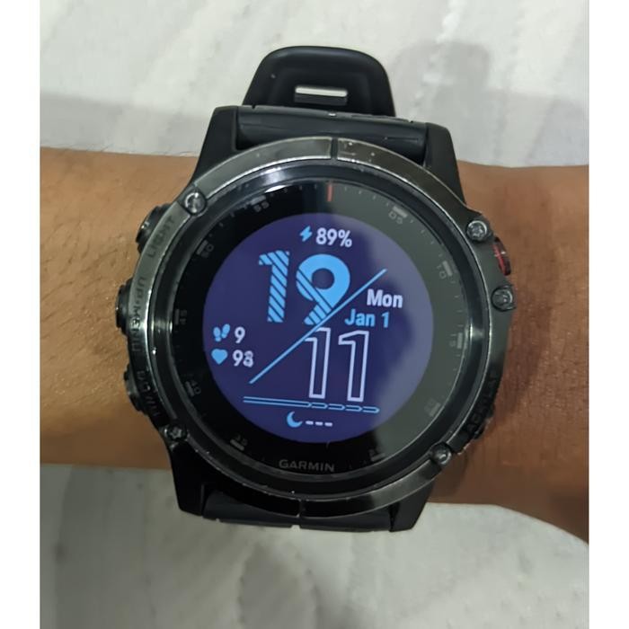 Garmin Fenix 5X Plus - Smartwatch Second,Bekas,Gps,Fitness Tracker Terbaru Best Quality 100% Origina
