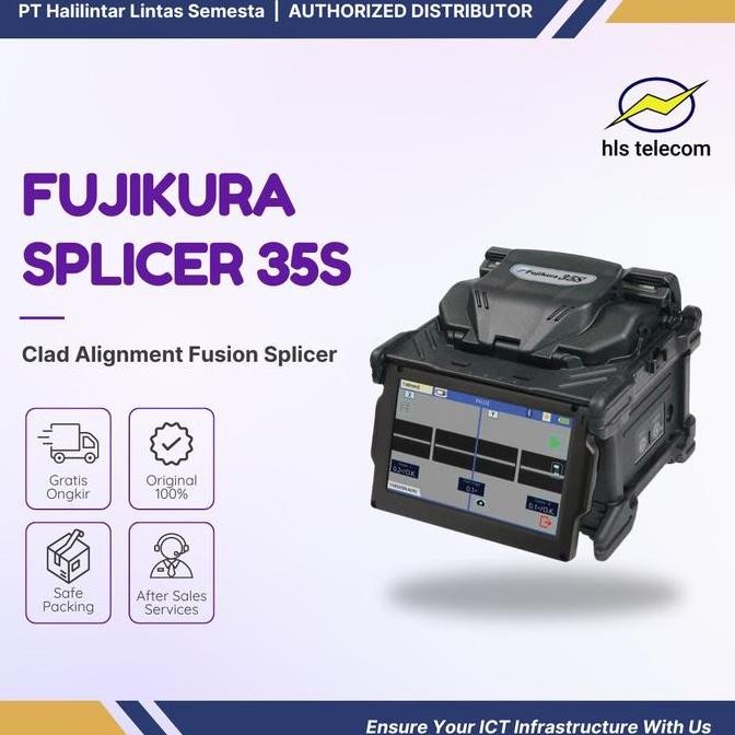 Splicer Fujikura 35S Clad Alignment | Alat Sambung Fiber Optik New Stok