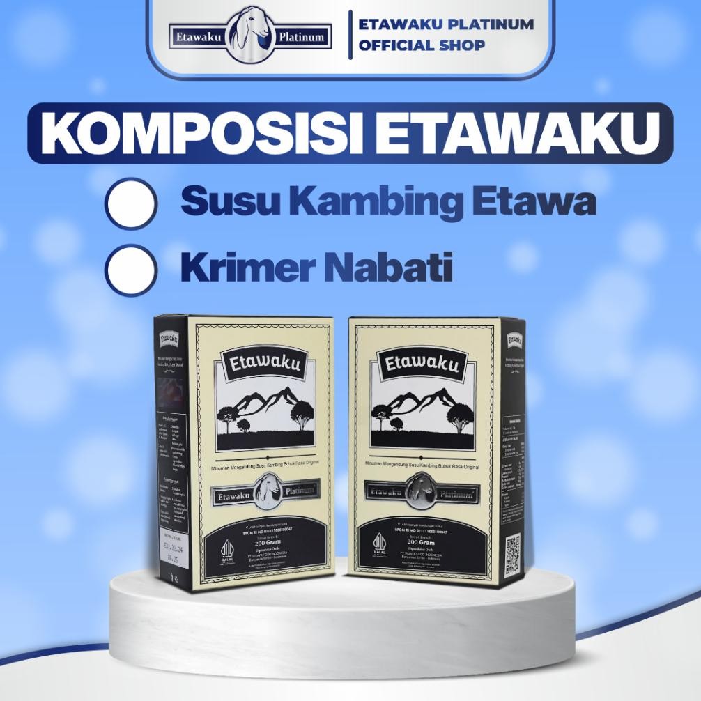 

Cod Etawaku Platinum - Susu Kambing Etawa Murni & Krimer Bubuk Ga-121