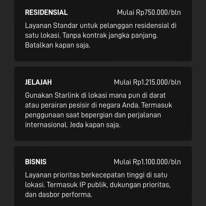 Starlink Internet Satelit Kapal New Stok