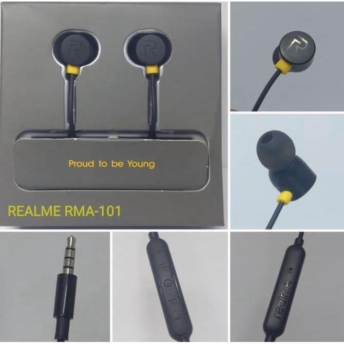 JH8 Headset Realme Buds Original 100% Realme 3PRO All Realme Earphone