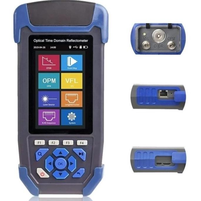 Mini Pro Otdr Aua-900D Fiber Tester Optical Time Domain Reflectometer New Stok