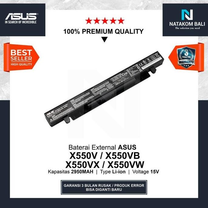 Baterai Asus X550V X550Vb X550Vx X550Vw Original New Stok