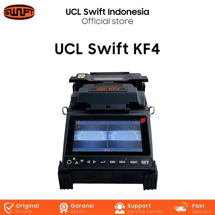 Fusion Splicer Ucl Swift Kf4 (Tool Penyambung Fiber Optic) New Stok