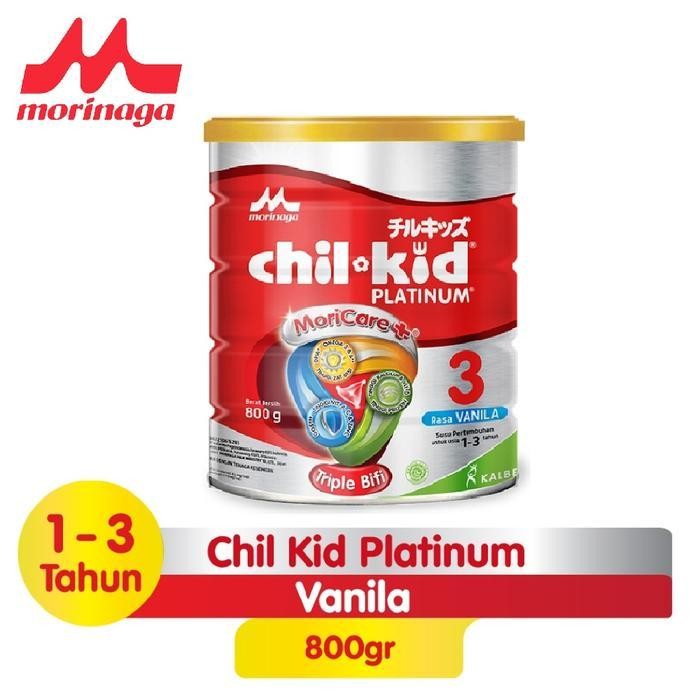 

Morinaga Chil Kid Platinum Moricare Vanila Susu Formula 800G / 800 G Bayi
