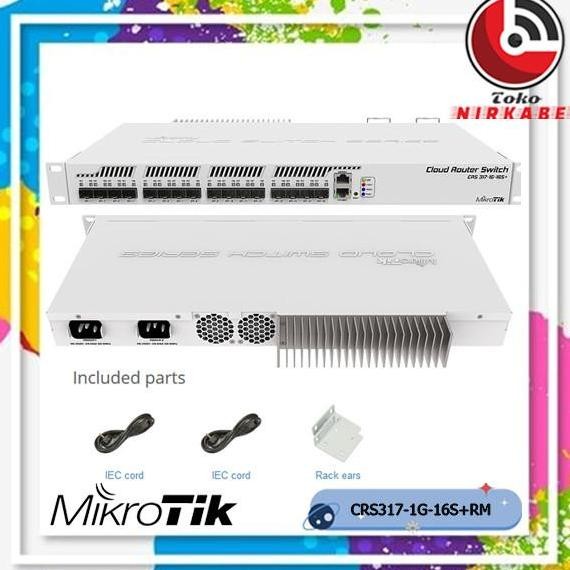 Mikrotik Crs317-1G-16S+Rm | Crs317 1G 16S+ Rm | Crs 317 1G 16S+ Rm New Stok