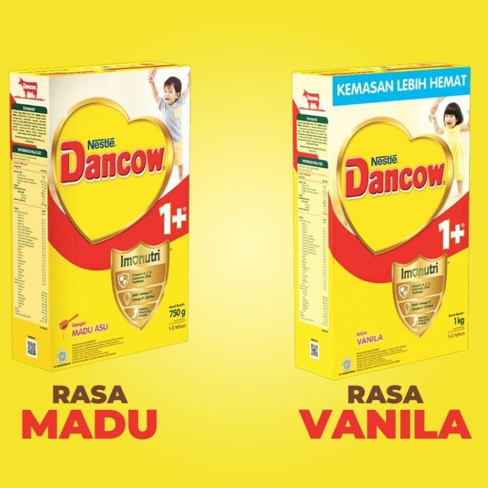 

Dancow 3+ Nutritods Vanilaflavour 1Kg - Susu Formula Anak 3-5 Tahun 1Kg