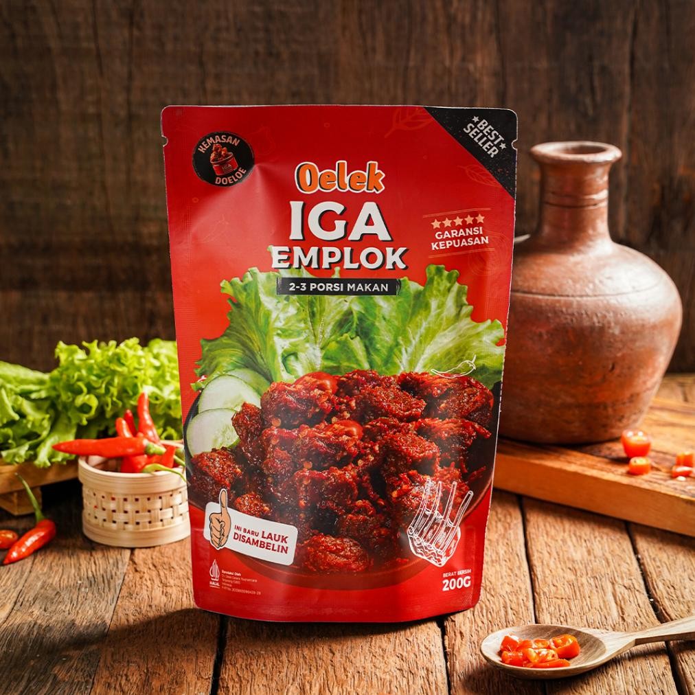 

g-24 ukd-23 Oelek Iga Emplok Oelek (200gr) / Iga Mercon / Iga Sambal / Oseng Iga Terlaris Hemat