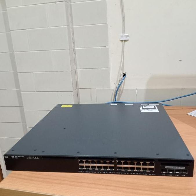Cisco Catalyst 3650 24 Port Data 4X1G Uplink Lan Base Ws-C3650-24Ts New Stok