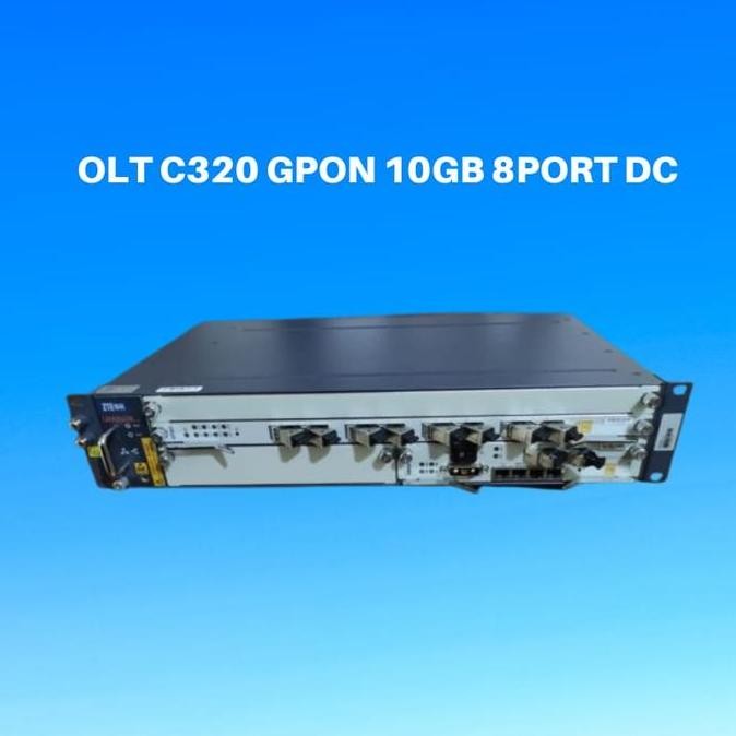 Olt Zte C320 10Gb Gtgo 8Port Dc New Stok