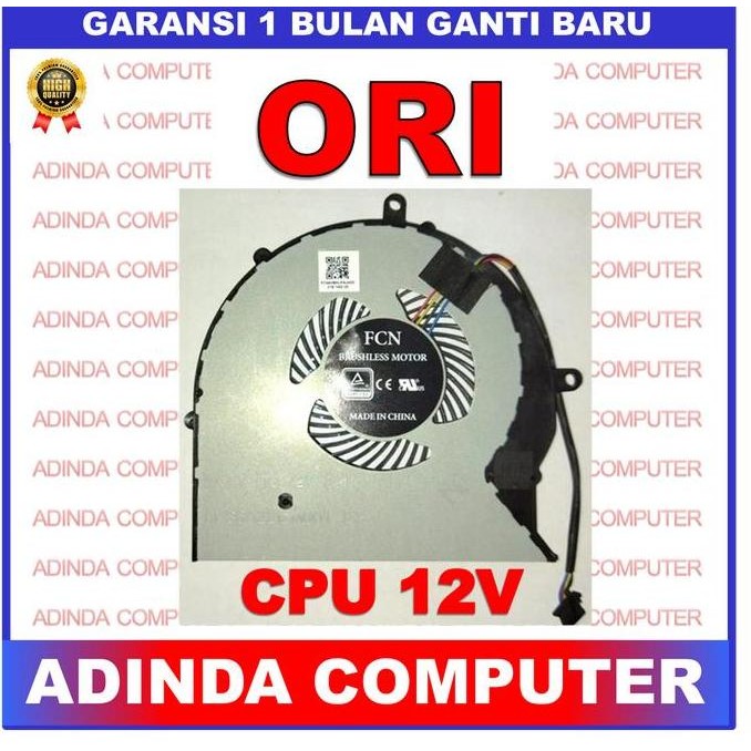 Fan Asus Rog Strix Fx503 Gl503Vm Gl503Vs Gl503 Gl703 Gl703V Cpu 12V Kanan New Stok