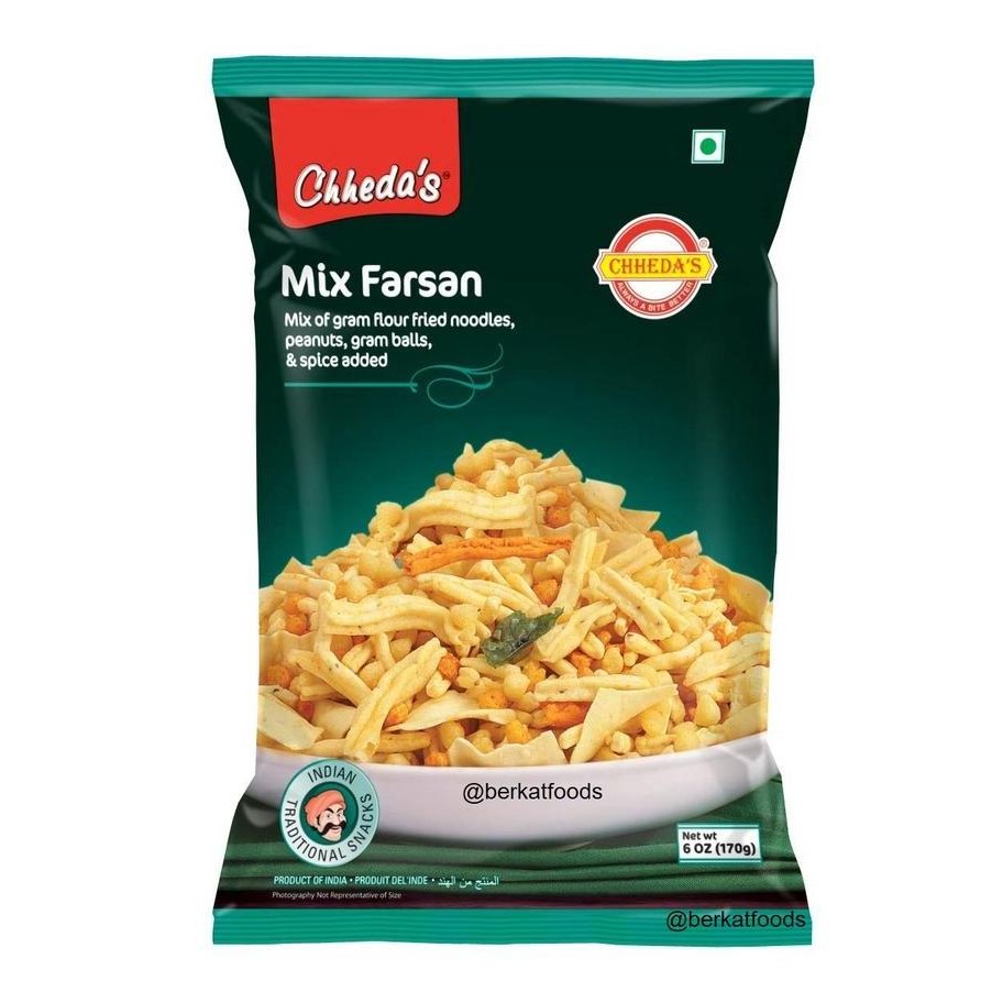 

] Mix Farsan Chheda's / Cemilan Snack Namkeen Chhedas India Mixture
