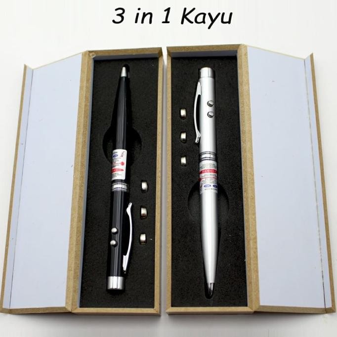 

Produk Baru!! pulpen Laser 3 In 1 Kayu + Custom Grafir Laser Nama / Logo 1 Sisi