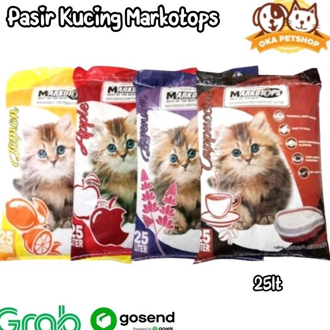 Pasir Kucing Markotop 25Liter/Pasir Gumpal/Pasir Wangi/Pasir Markotop
