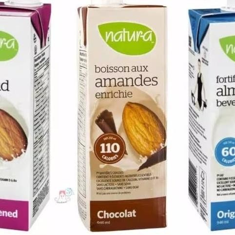 

natura almond milk chocolate coklat / beverages / susu 946ml termurah