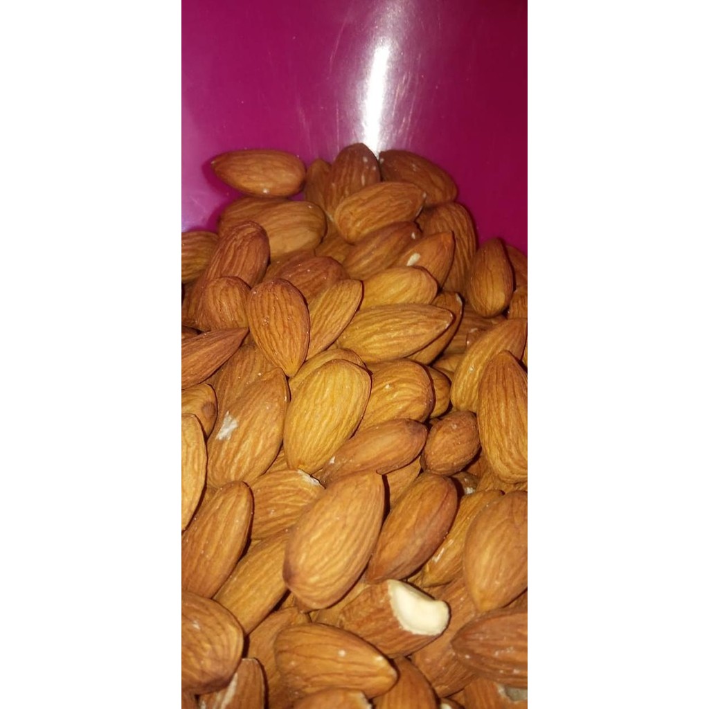 

almond roasted - sudah matang - badam - kacang almond termurah
