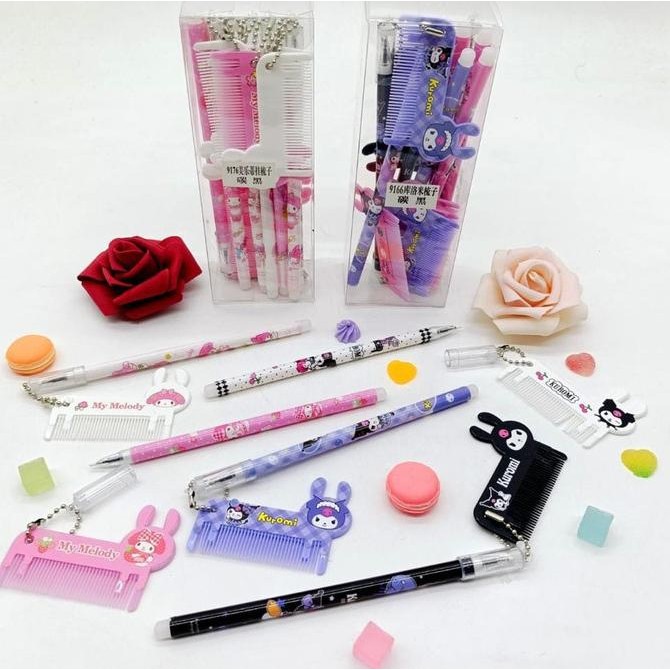 

Produk Baru!! (1 PACK / 12 PCS) BOLPEN GANTUNG / PULPEN GANTUNGAN SANRIO / PEN GEL GANTUNG KUROMI LUCU