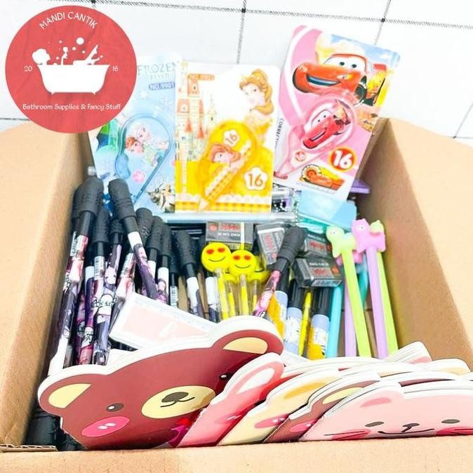 

Produk Baru!! Paket USAHA versi 2 ONLY 99K DAPAT BANYAK jualan untuk anak sekolah alat tulis kantor lucu buku notes kecil solatip penghapus pulpen