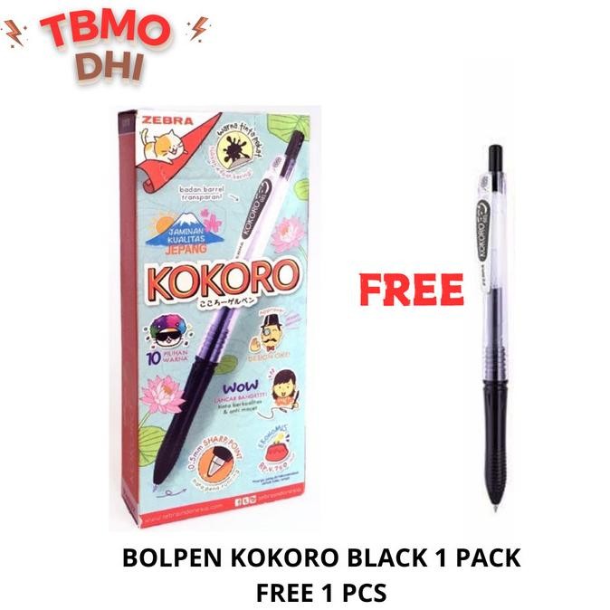 

Produk Baru!! O 12 Pcs Free 1 Pcs Zebra Pulpen Gel KOKORO 0.5mm / Pulpen Gel Kokoro Zebra Colours - 0.5 mm 1 lusin