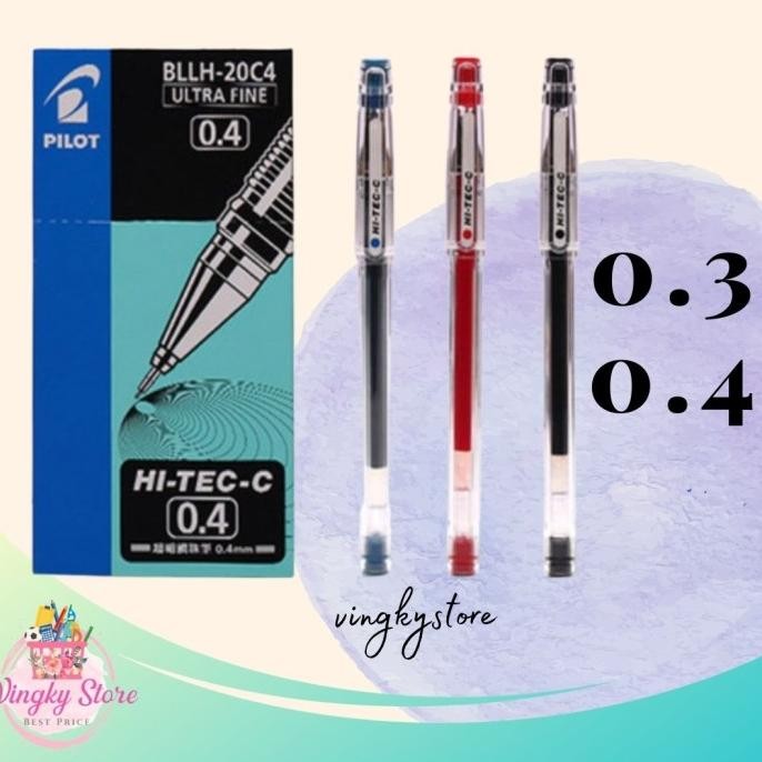 

Produk Baru!! Pulpen / Gel Pen Hi-Tec Pilot Extra FIne